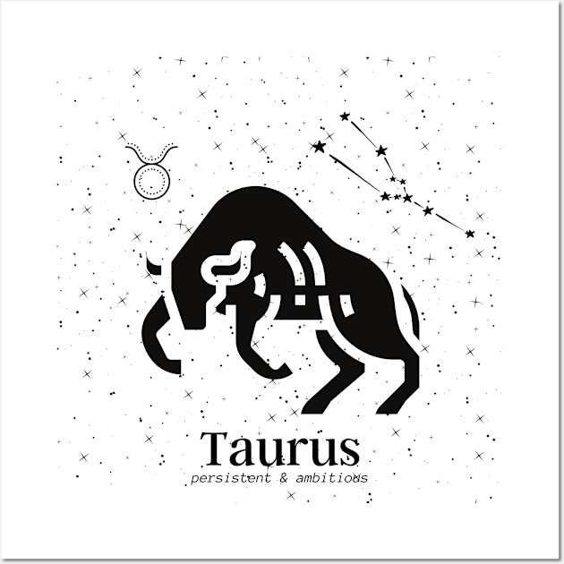 Taurus Wall Art by JM ART